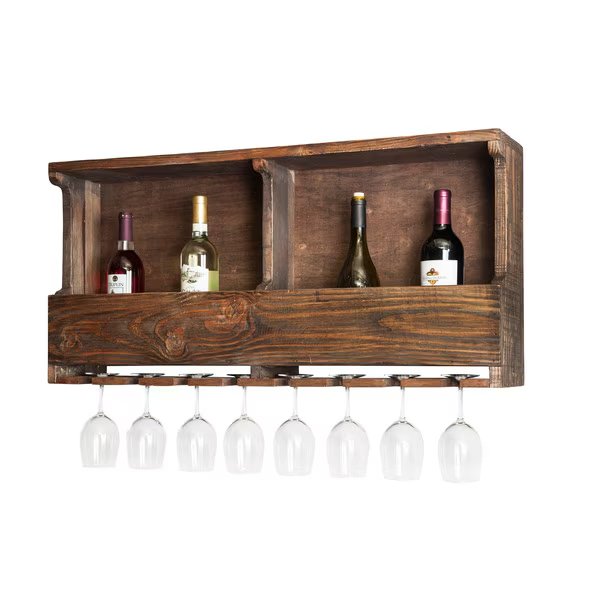 Modesto - Reclaimed Wood Wine Rack, Alaterre Furniture, Mfr#: AMSA3120